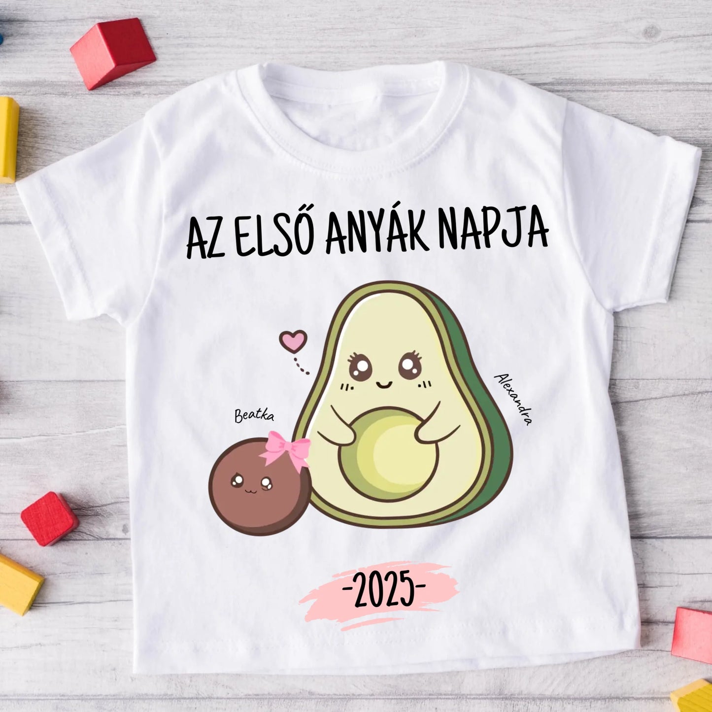 Póló anyának és gyermekének – Egyedi mintával – Tökéletes ajándék anyák napjára #9482