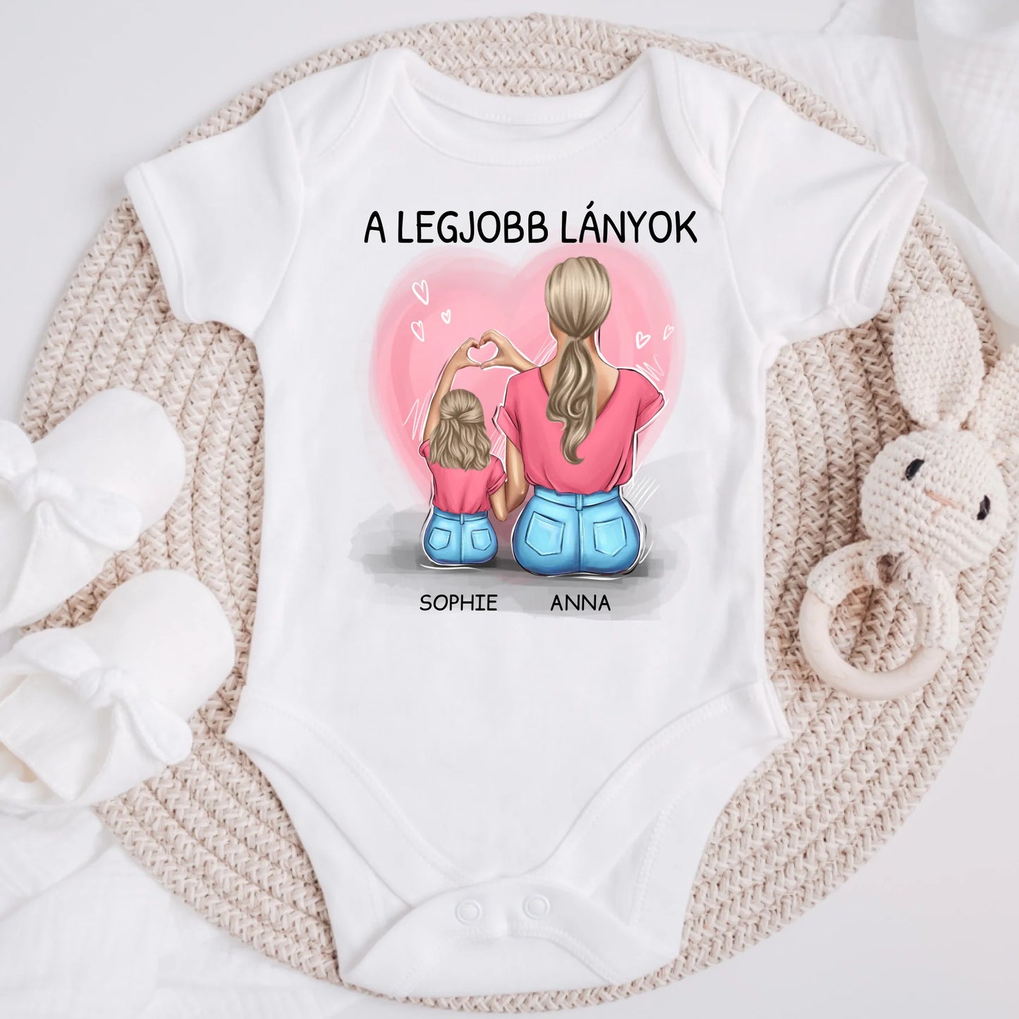 PÓLÓ ANYÁNAK ÉS LÁNYÁNAK – A LEGJOBB LÁNYOK – NŐNAPI AJÁNDÉK #1248