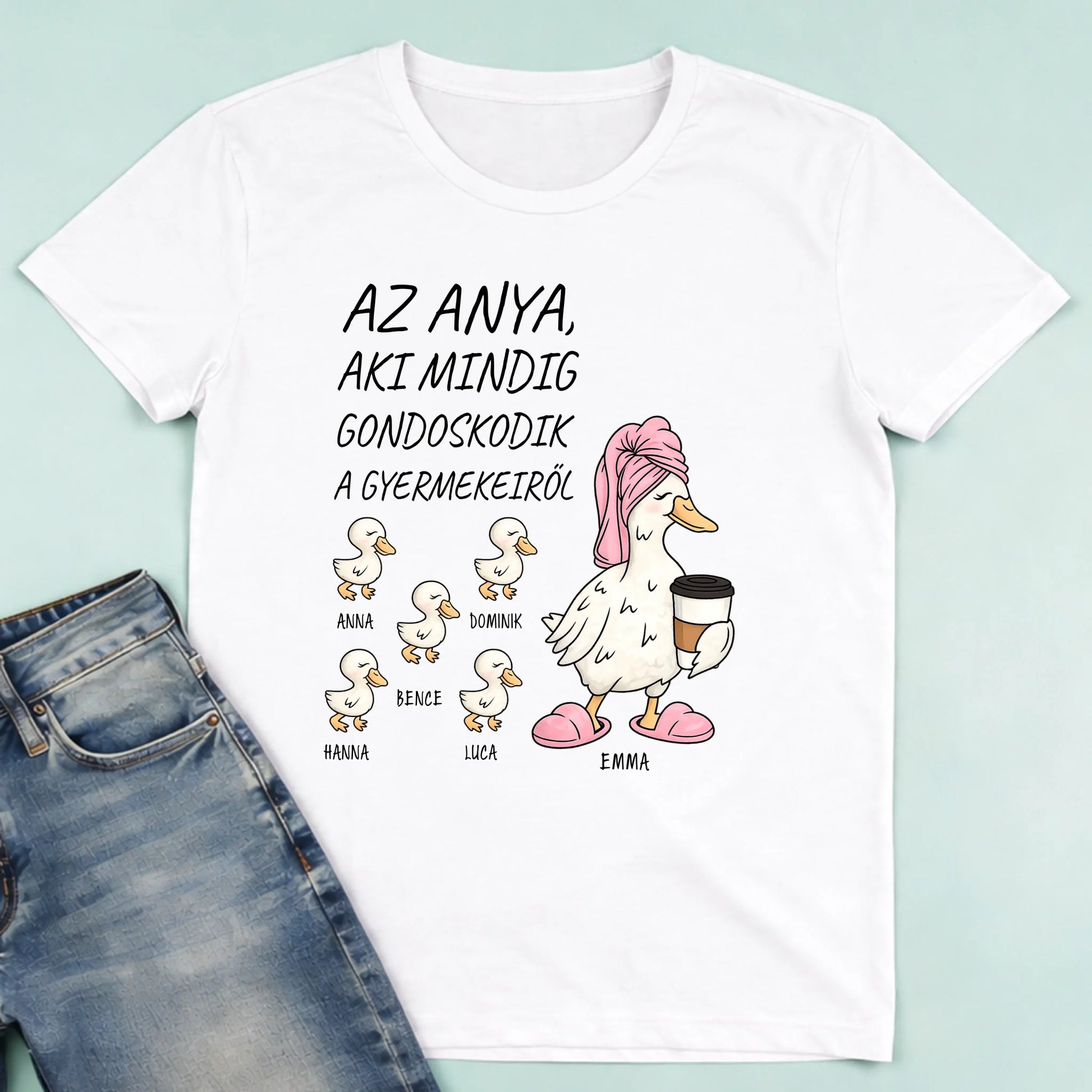 męska biała koszulka przód 1