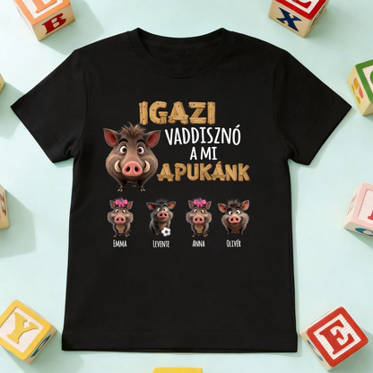 koszulka dziecko czarna przód