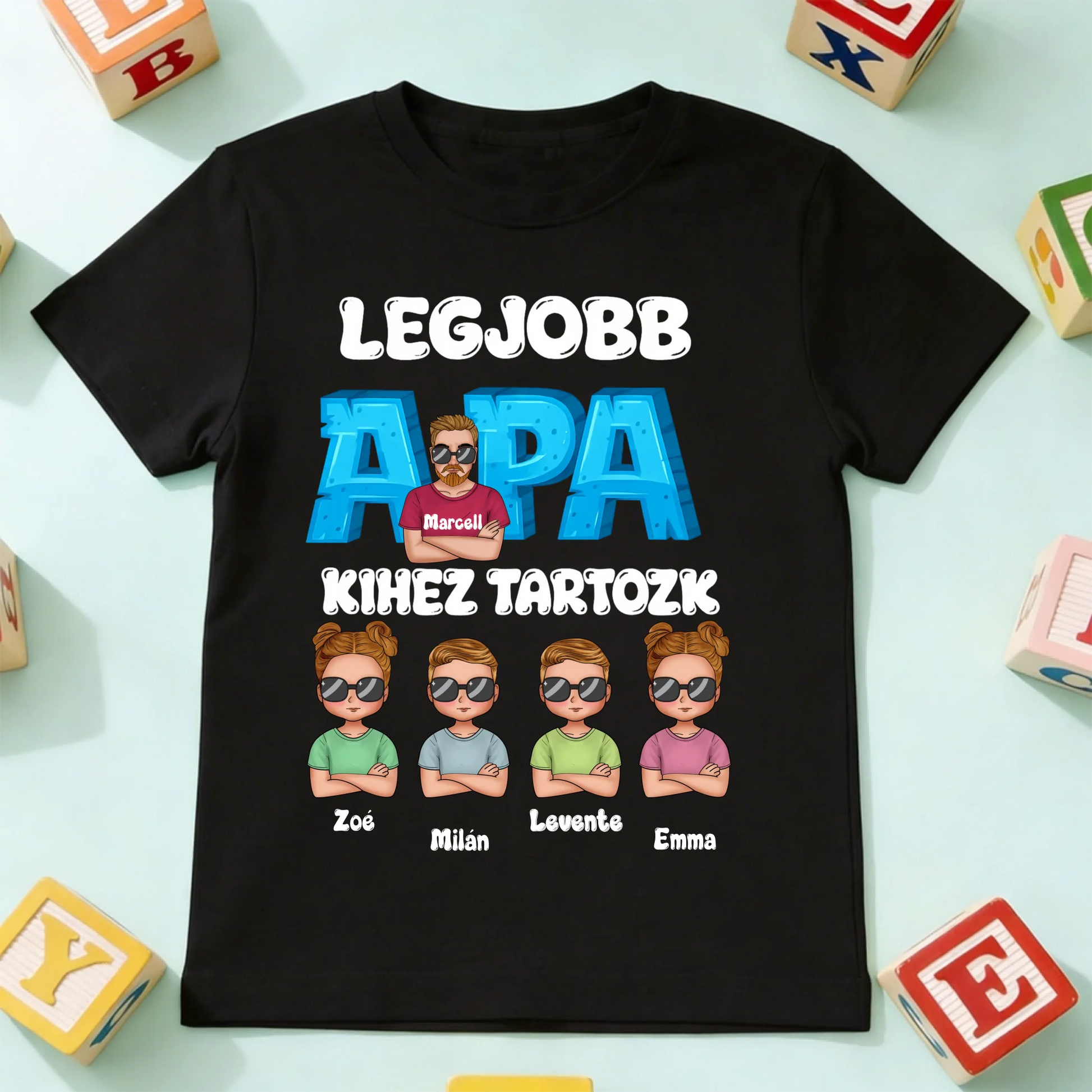 koszulka dziecko czarna przód